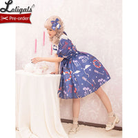 The Little Devil ~ Short Sleeve Lolita OP Dress by Magic Tea Party ~ Pre-order