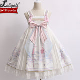 Returning Crane ~ Printed Kimono Style Lolita JSK Dress by Alice Girl ~ Pre-order