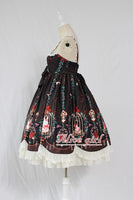 Cage in Dream ~ Sweet Lolita JSK Dress Printed Sleeveless Party Dress by Alice Girl ~ Pre-order