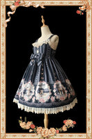 Dating Bears ~ Sweet Printed Lolita Dress Sleeveless Knee Length Dress by Infanta