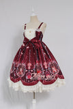 Cage in Dream ~ Sweet Lolita JSK Dress Printed Sleeveless Party Dress by Alice Girl ~ Pre-order