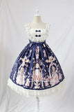 Sweet Lolita Casual Dress ~Angel's Book Printed Midi Dress by Alice Girl ~ Pre-order