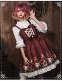 Sweet Women's Lolita Shirt Pointed Collar Long Lantern Sleeves Black/White Blouse