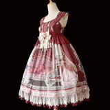 Opera House ~ Sweet Printed High Waisted Lolita JSK Dress by Infanta