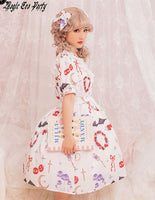 The Little Devil ~ Short Sleeve Lolita OP Dress by Magic Tea Party ~ Pre-order