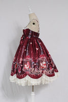 Cage in Dream ~ Sweet Lolita JSK Dress Printed Sleeveless Party Dress by Alice Girl ~ Pre-order