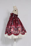 Cage in Dream ~ Sweet Lolita JSK Dress Printed Sleeveless Party Dress by Alice Girl ~ Pre-order
