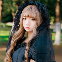 2019 New Short Wedding Veil Romantic Lace Lolita Elbow Veil