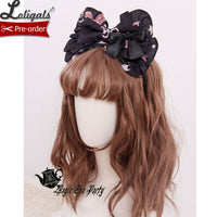Chocolate Bunny ~ Sweet Lolita Hair Bow Hairpin by Magic Tea Party ~ Pre-order