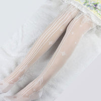 Lolita Thigh High Stockings ~ Cello in the Stars Patterned by Yidhra