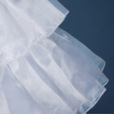 Sweet Lolita Covertible Hoop Skirt Black/White Short Cosplay Petticoat Underskirt