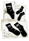Lolita Socks Sweet Women's Cotton Socks ~ The Mysterious Cards Panterned Lolita Socks by Yidhra