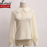 Vintage Women's Top Sweet Peter Pan Collar Lolita Blouse by Alice Girl ~ Pre-order