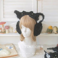 Lovely Meow Cat Ear Headpiece Gothic Hairband Lolita Accessories