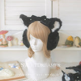 Lovely Meow Cat Ear Headpiece Gothic Hairband Lolita Accessories