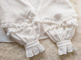 Sweet Mori Girl Lolita Blouse Pink/White Long Sleeve Peter Pan Collar Top