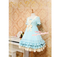 Classic Sailor Style Short Sleeve Lolita Dress by Strawberry Witch