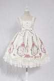 Cage in Dream ~ Sweet Lolita JSK Dress Printed Sleeveless Party Dress by Alice Girl ~ Pre-order