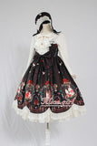 Cage in Dream ~ Sweet Lolita JSK Dress Printed Sleeveless Party Dress by Alice Girl ~ Pre-order