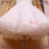 Short Pettiskirt Rockability A line Layered Lolita Petticoat by Strawberry Witch