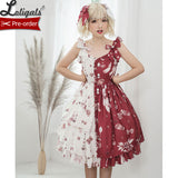 Chocolate Bunny ~ Punk Contrast Color Printed Lolita JSK Dress by Magic Tea Party ~ Pre-order