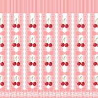 Sweet Pink Cherry Printed 2019 New Mori Girl Short Skirt for Summer