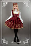 Swan Lake ~ Thick Velvet Lolita Jumper Skirt for Girl Short Skirt