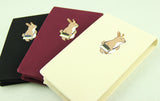 Sweet Chipmunk Printed Velvet Pantyhose Sweet Mori Girl Tights Black/White/Wine Red