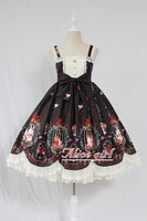 Cage in Dream ~ Sweet Lolita JSK Dress Printed Sleeveless Party Dress by Alice Girl ~ Pre-order