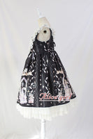 Sweet Lolita Casual Dress ~Angel's Book Printed Midi Dress by Alice Girl ~ Pre-order