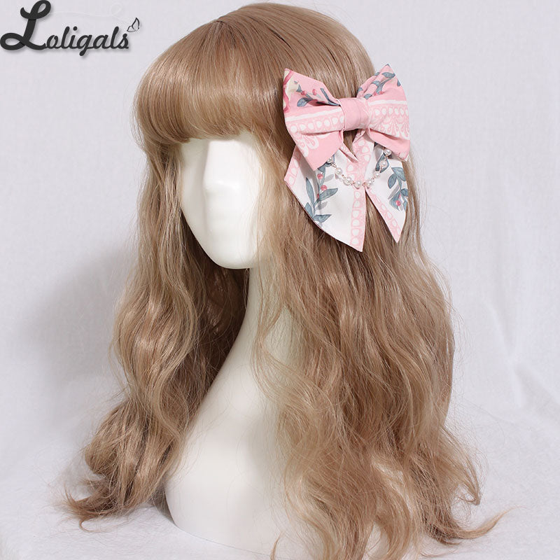 Cage in Dream ~ Sweet Lolita Headbow Cute Lolita Headdress Pink