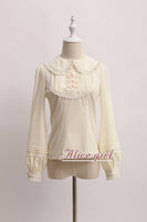 Vintage Women's Top Sweet Peter Pan Collar Lolita Blouse by Alice Girl ~ Pre-order