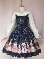 Bunnys' Harvest Season ~ Sweet Printed Lolita JSK Dress by Yiliya
