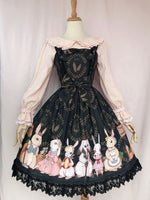 Bunnys' Harvest Season ~ Sweet Printed Lolita JSK Dress by Yiliya