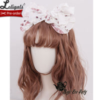Chocolate Bunny ~ Sweet Lolita Hair Bow Hairpin by Magic Tea Party ~ Pre-order