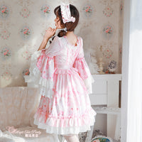 Swan Lake ~ Sweet Flare Sleeve Lolita Party Dress by Magic Tea Party