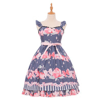 The Peach ~ Sweet Printed Princess Casual Lolita JSK Dress by Magic Tea Party ~ Pre-order