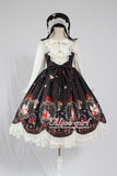 Cage in Dream ~ Sweet Lolita JSK Dress Printed Sleeveless Party Dress by Alice Girl ~ Pre-order