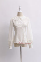 Vintage Women's Top Sweet Peter Pan Collar Lolita Blouse by Alice Girl ~ Pre-order