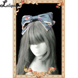 The Owl ~ Sweet Printed Lolita Detachable Collar / Head Bow by Infanta