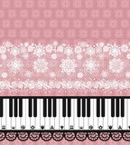 Original Design Sweet Snowflake and Piano Key Printed Short Lolita Skirt with Lace Trimming