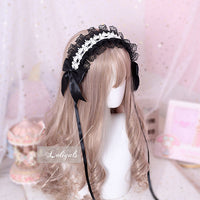 Sweet Mori Girl Lolita Headband Lace Headdress