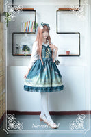 Mystery Arabian Night Printed Sleeveless Lolita Jumper Skirt for Girl