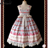Sweet Strawberry ~ Sweet Printed Lolita Casual Dress by Infanta
