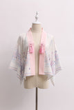 Returning Crane ~ Printed Kimono Cardigan Lolita Blouse by Alice Girl ~ Pre-order