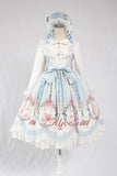 Cage in Dream ~ Sweet Lolita JSK Dress Printed Sleeveless Party Dress by Alice Girl ~ Pre-order
