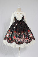 Cage in Dream ~ Sweet Lolita JSK Dress Printed Sleeveless Party Dress by Alice Girl ~ Pre-order