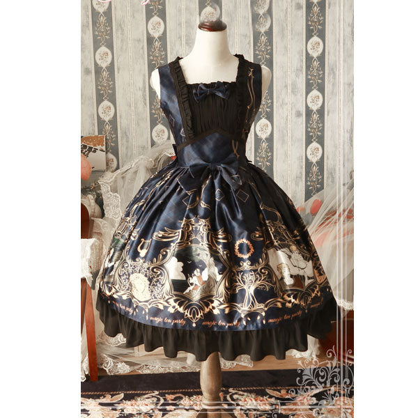 The Laurel Goddess ~ Printed Sweet Lolita JSK Dress by Magic Tea Party