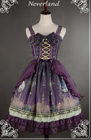 Mystery Arabian Night Printed Sleeveless Lolita Jumper Skirt for Girl