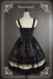 Mystery Arabian Night Printed Sleeveless Lolita Jumper Skirt for Girl